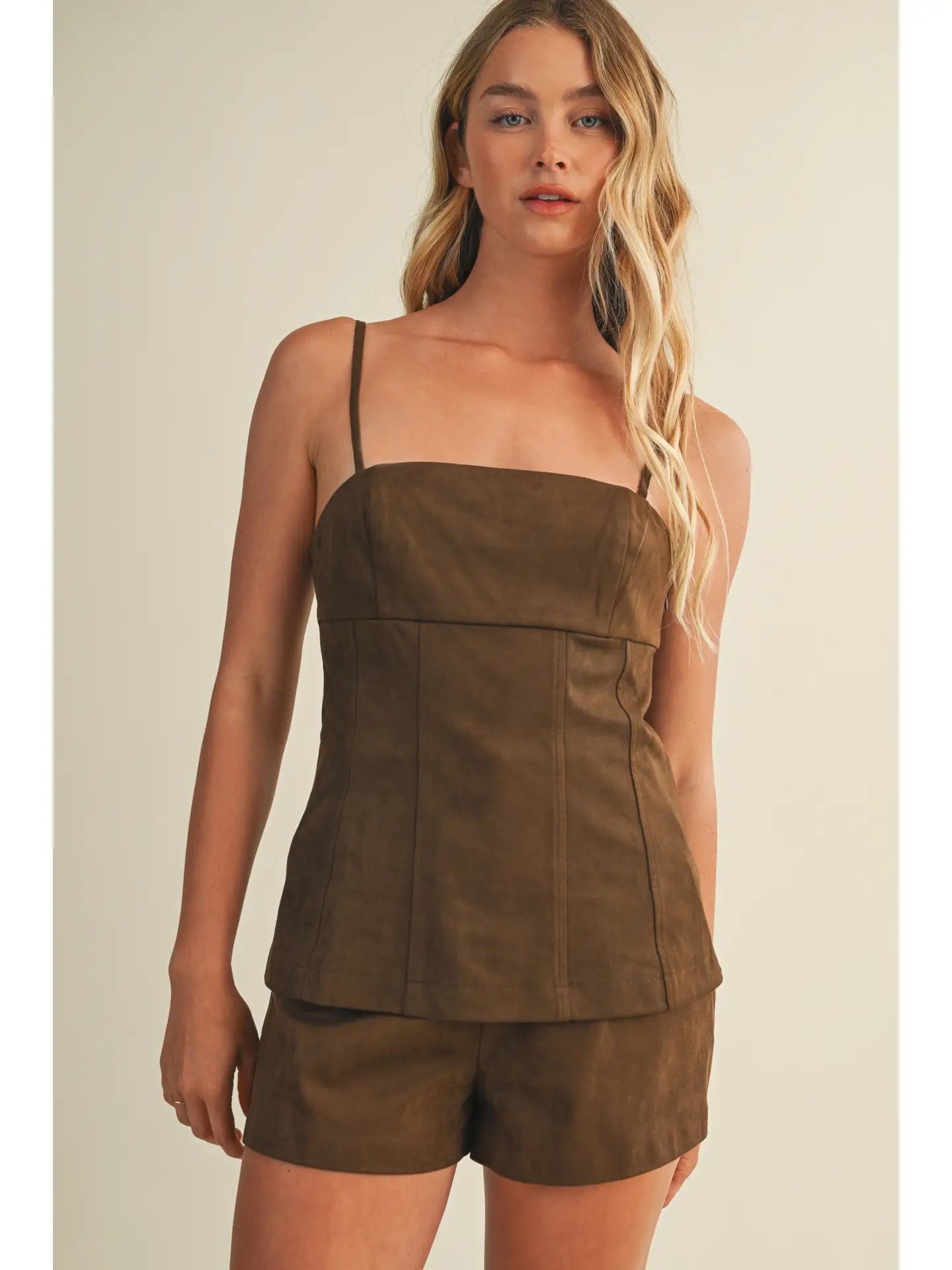Suede Cami