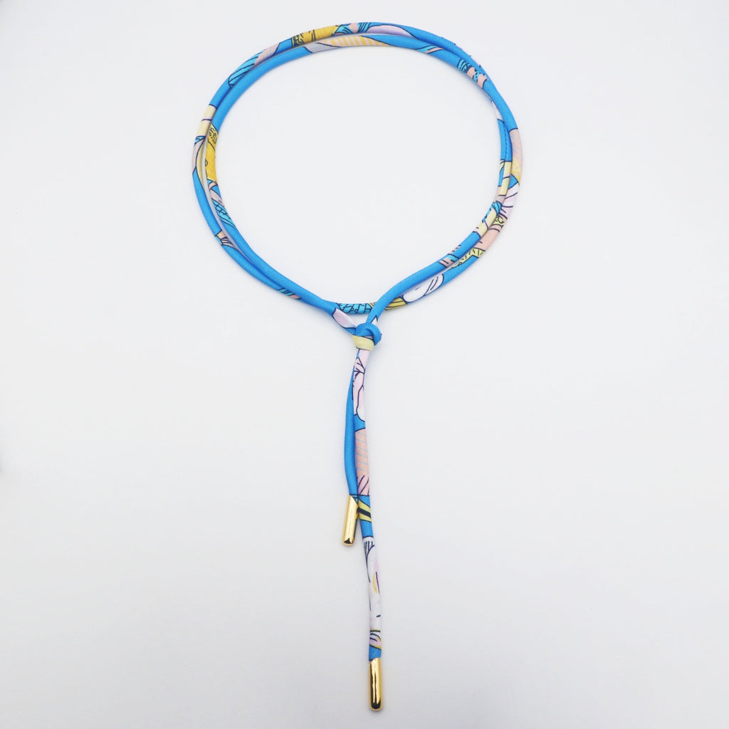LA Tie Slim Scarf Necklace
