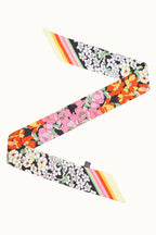 Silky Satin Hat Band – Reversible Colorful Scarf for Cowboy & Straw Hats