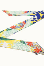 Silky Satin Hat Band – Reversible Colorful Scarf for Cowboy & Straw Hats