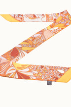 Silky Satin Hat Band – Reversible Colorful Scarf for Cowboy & Straw Hats