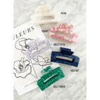 Jumbo 4-Inch Jelly Hair Clips