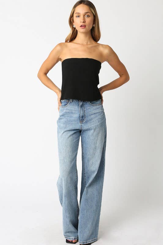 The Nora Strapless Top