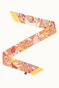 Silky Satin Hat Band – Reversible Colorful Scarf for Cowboy & Straw Hats