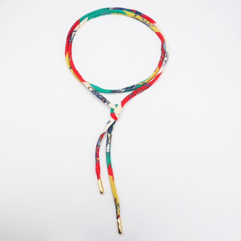 LA Tie Slim Scarf Necklace