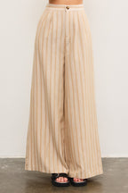 Wide Leg Woven Trousers