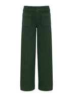 The Wide Leg Ankle Length Pants – Lightweight Standard Rise with Patch Pockets