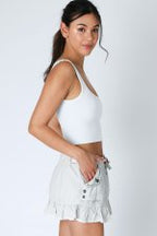 Chevron Ribbed Top