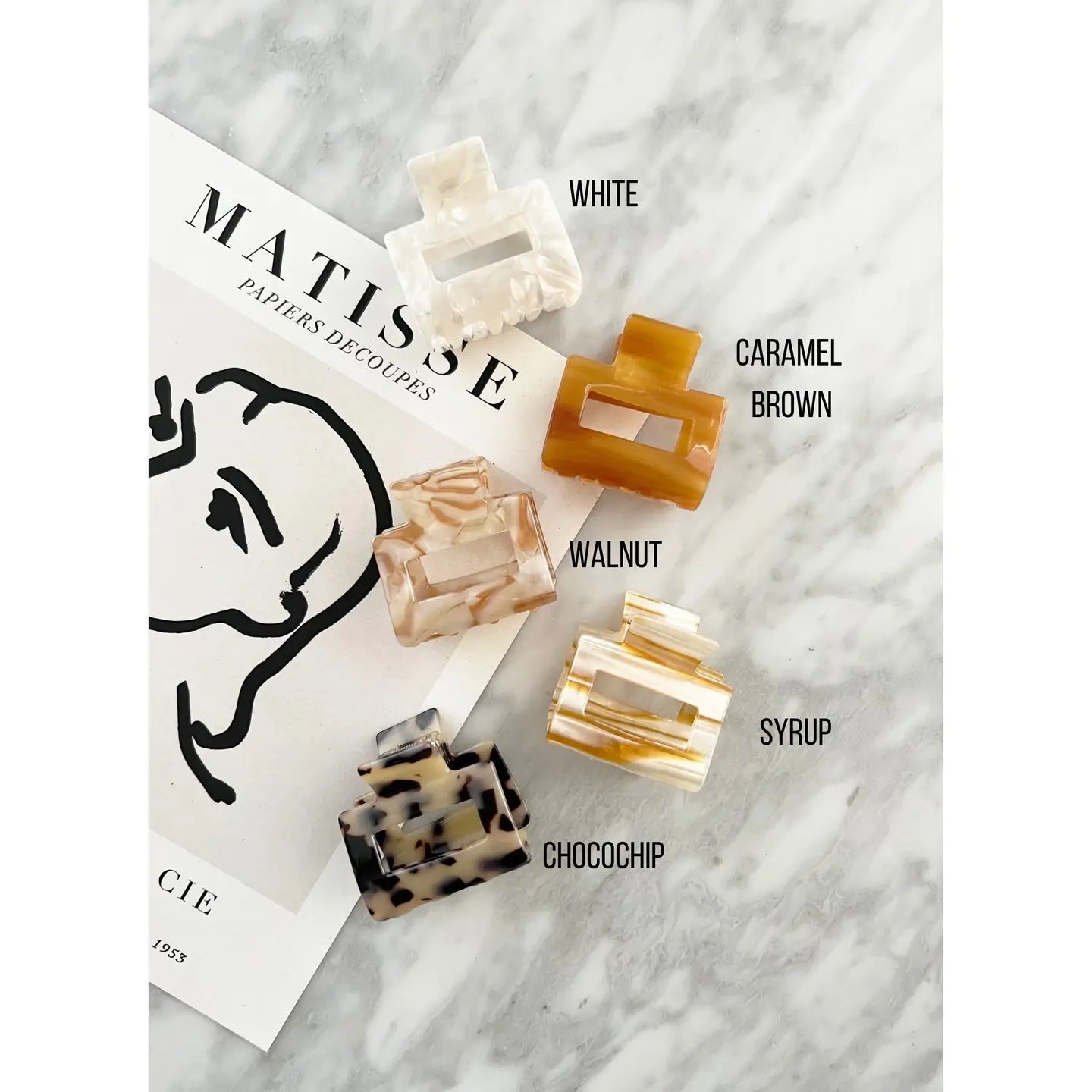 2-Inch Acetate Tortoise Hair Clips