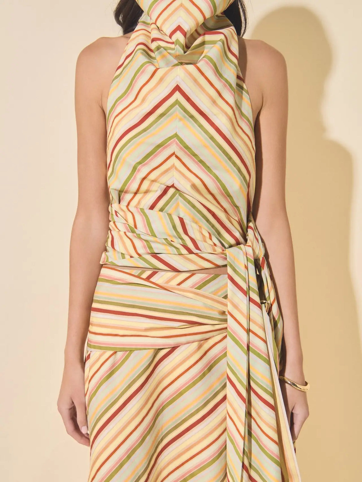 The Draped Halter Top | Open-Back Sleeveless Top