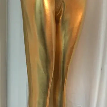 Metallic Gold Leggings
