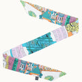 The Silky Satin Hat Band — Reversible Vibrant Scarf