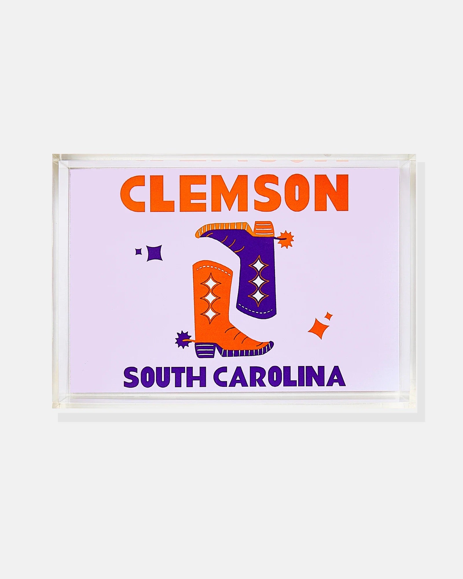 Clemson Kickoff Small Tray