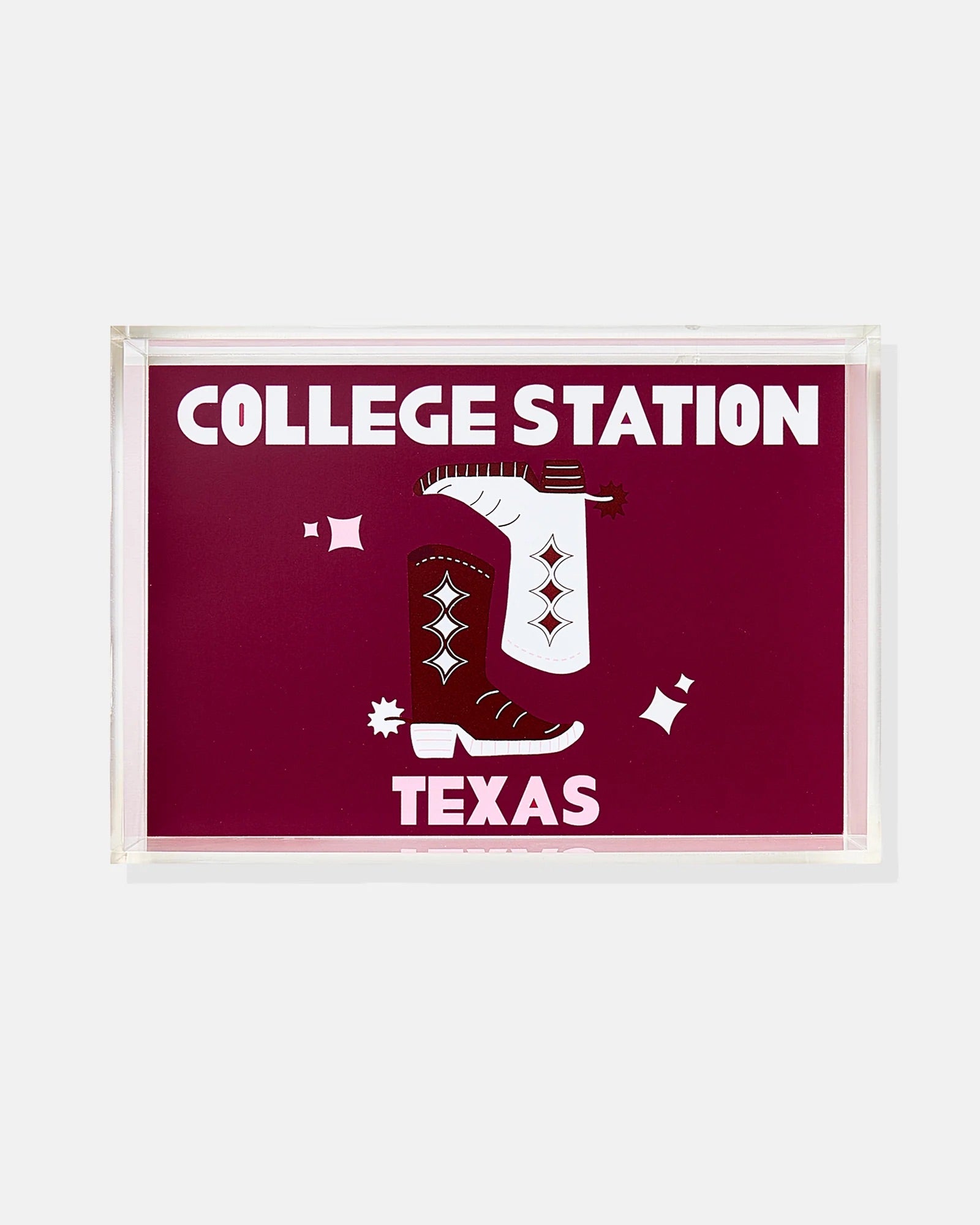 College Station Kickoff Small Tray