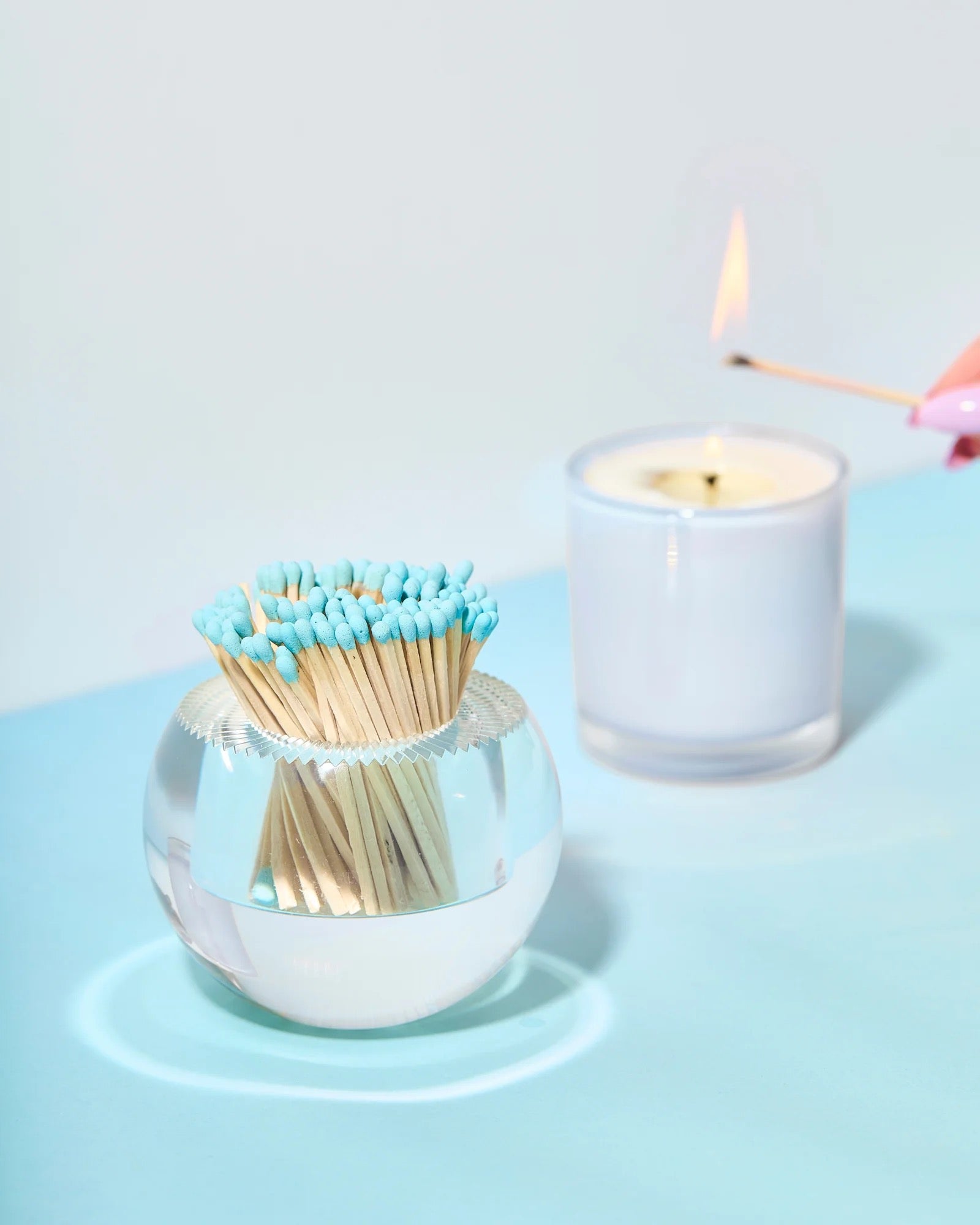 Match Striker Light Blue Matches