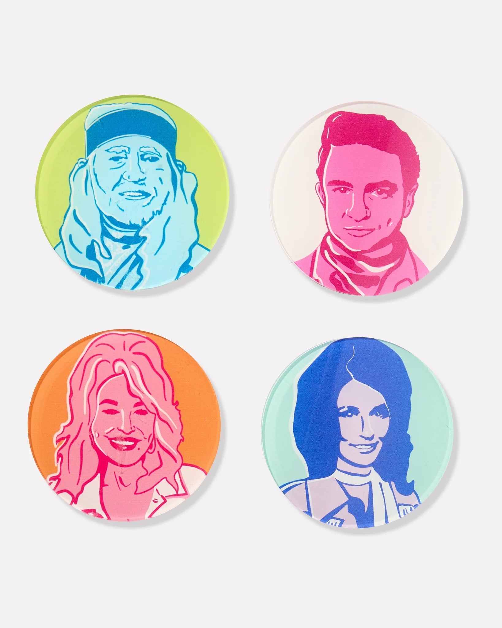 Willie and Friends coaster set