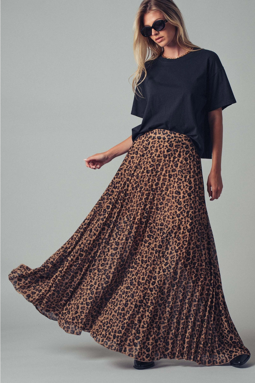 The Leopard Maxi Skirt
