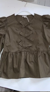 Bow Tie Peplum Top