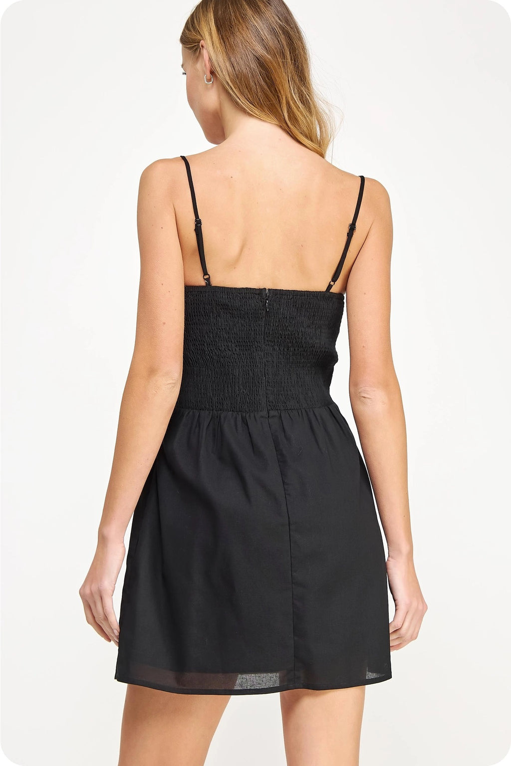 The Top Stitch Sleeveless Mini Dress
