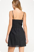 The Top Stitch Sleeveless Mini Dress