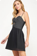 The Top Stitch Sleeveless Mini Dress