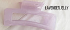 Jumbo 4-Inch Jelly Hair Clips