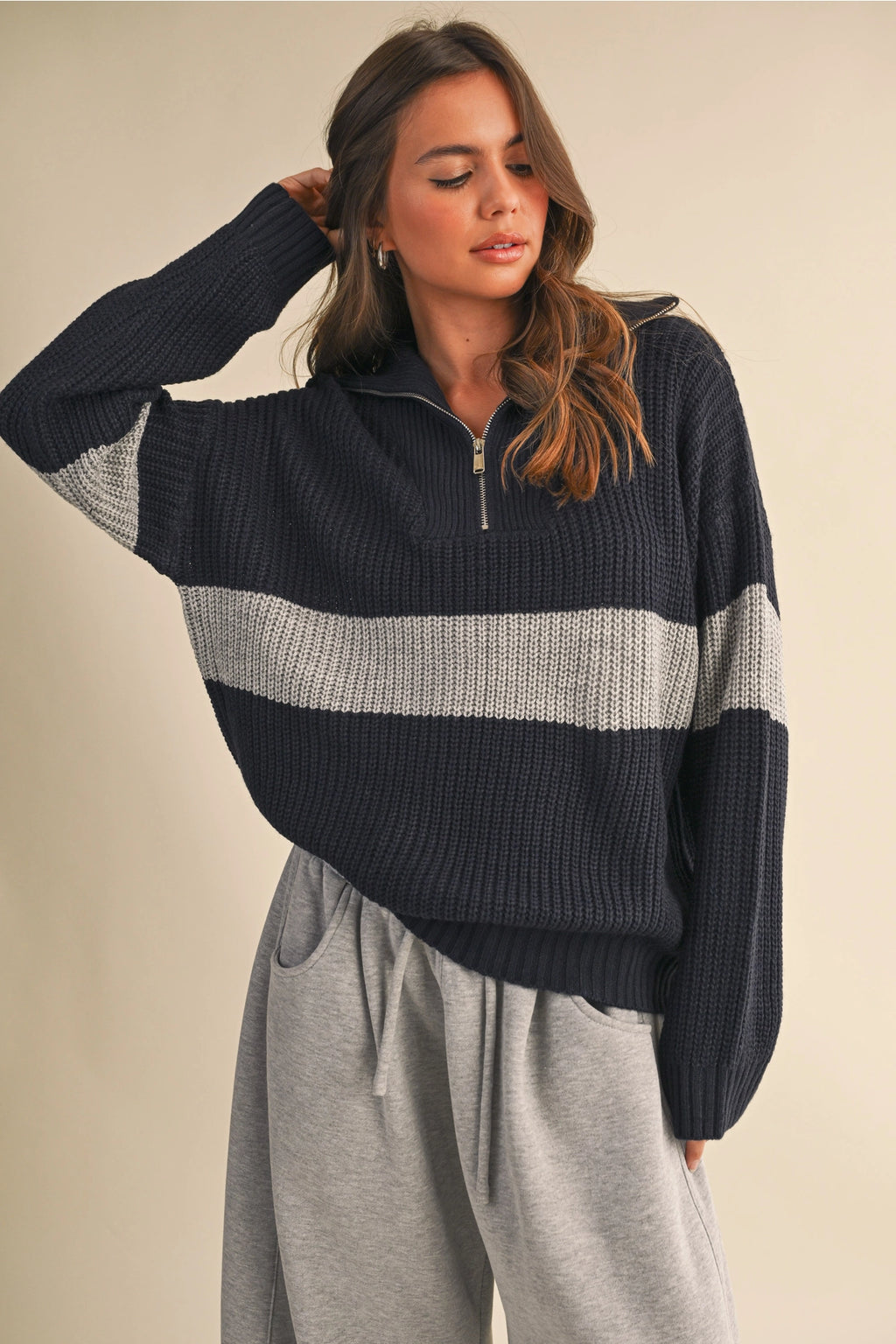 The Contrast Sweater