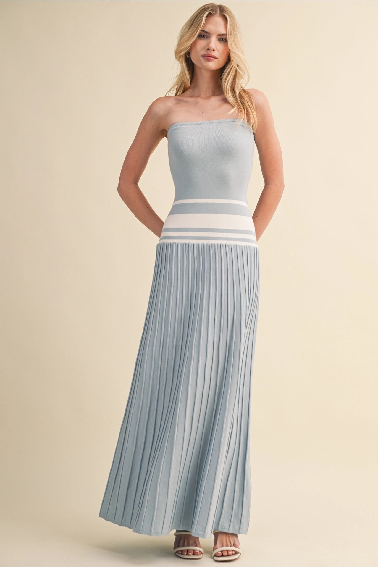 The Aveline Strapless Bandeau Maxi