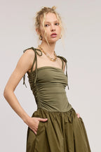 Midi-Long Flare Dress