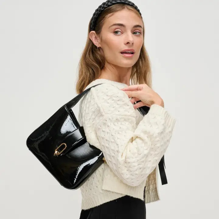 The Paige Patent Leather Crossbody