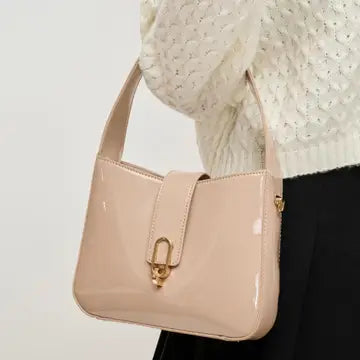 The Paige Patent Leather Crossbody