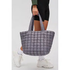 Quilted Puffer Tote