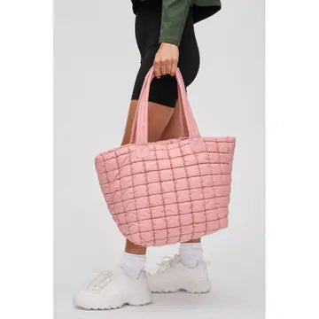 Quilted Puffer Tote