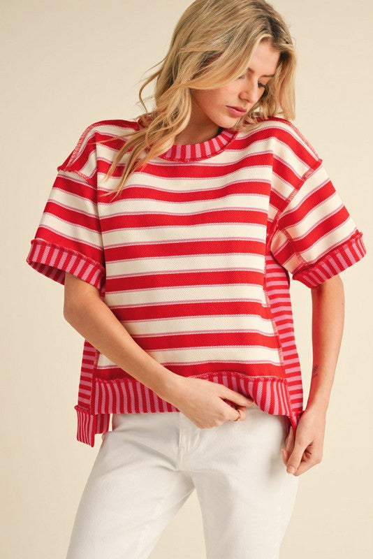 The Fall Contrast Top