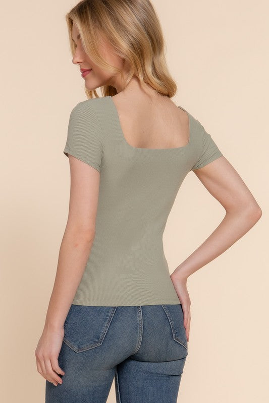 Square Neck T
