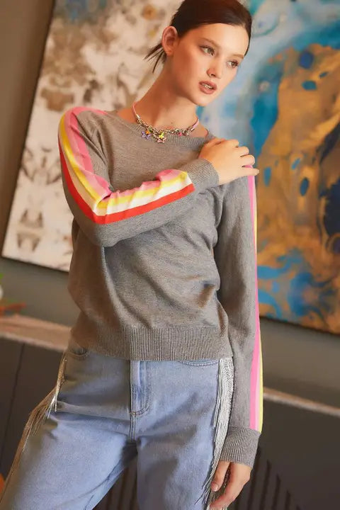 Color Block Sweater
