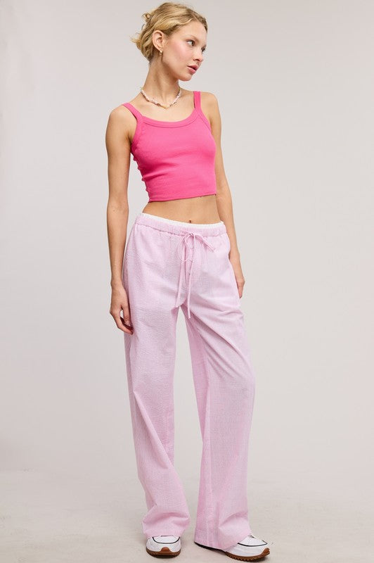 Boxer Style Striped Pant