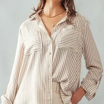 Striped Button Down
