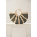 The Sage Straw Beach Bag