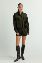 The Jasper Suede Shorts