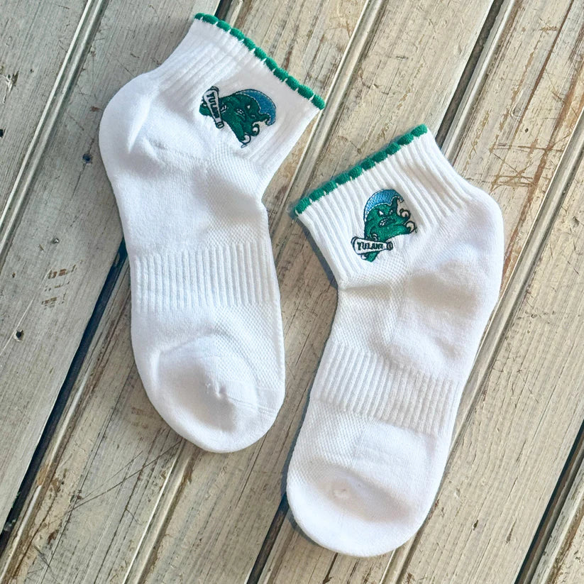 Tulane Angry Wave Socks