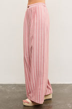 Wide Leg Woven Trousers