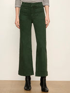The Wide Leg Ankle Length Pants – Lightweight Standard Rise with Patch Pockets
