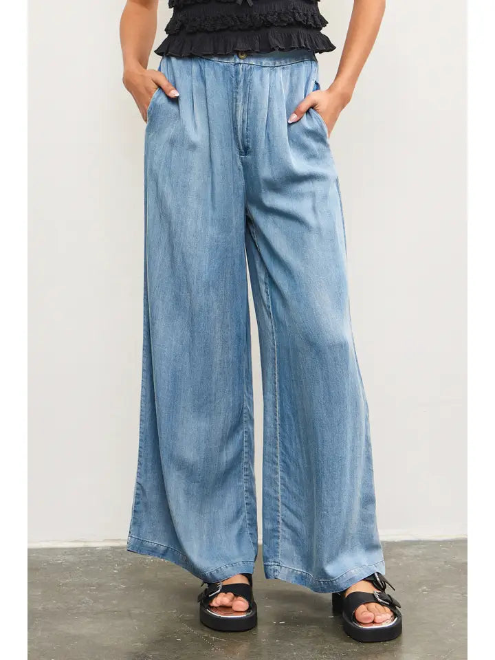 The Silky Denim Pant