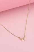 Mini Bow Charm Necklace