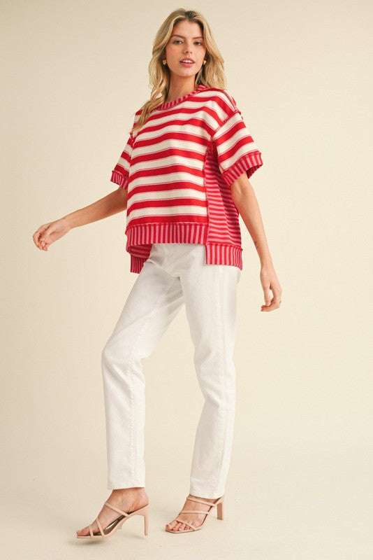 The Fall Contrast Top