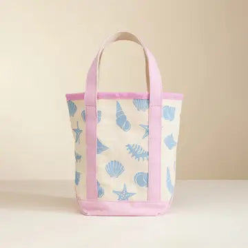 Pink Seashell Tote Bag Small