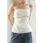 The Solid Strapless Top